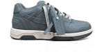 OFF-WHITE Out Of Office OOO Low Tops Blue White