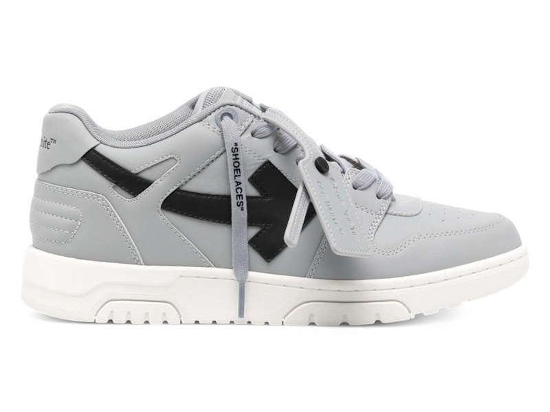 Pre-owned Off-white Men's Offwhite Out Of Office Ooo Low Tops Sneakers In Grey/black