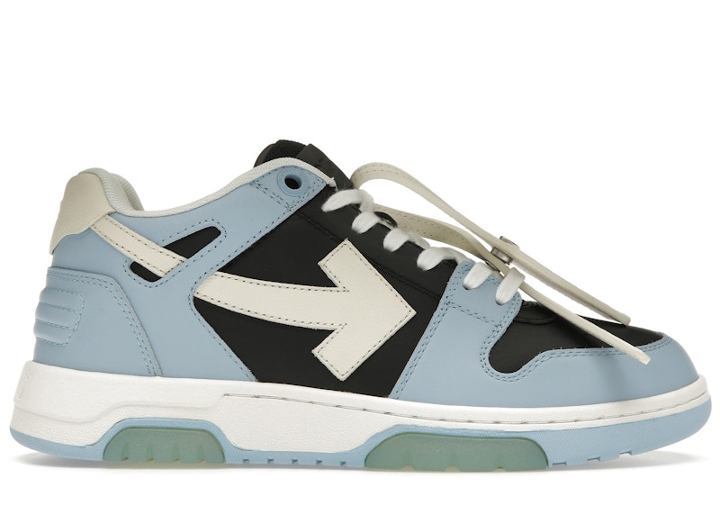 Pre-owned Off-white Men's Offwhite Out Of Office Ooo Low Tops Sneakers In Light/blue/black In Multi