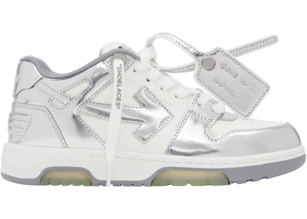 OFF-WHITE Out Of Office OOO Low Tops White Light Orange