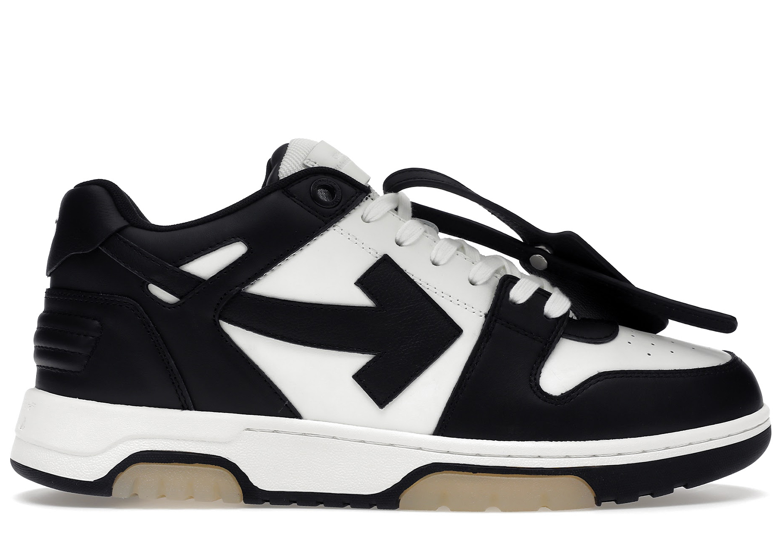 Off-White Out Of Office leather sneakers - Black