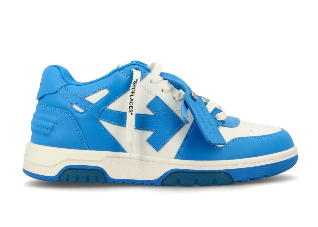 Pre-owned Off-white Out Of Office Ooo Low Tops White Blue (fw22) In White/blue