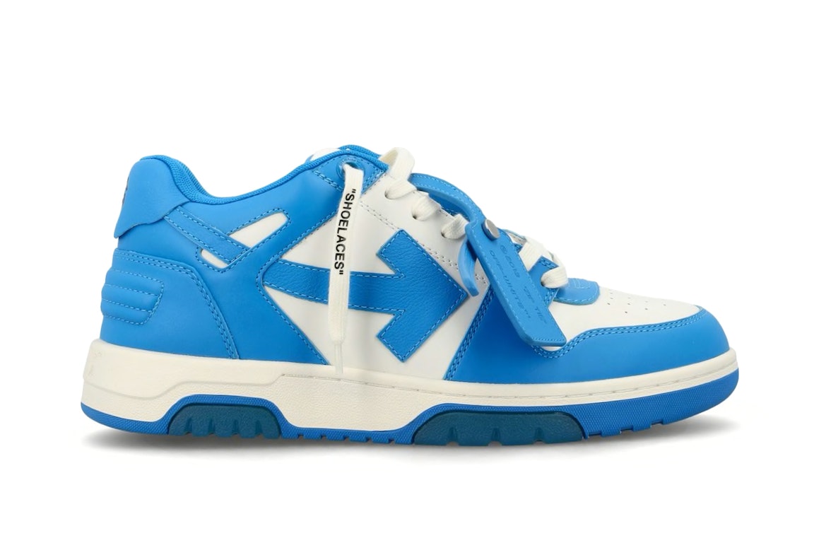 Pre-owned Off-white Out Of Office Ooo Low Tops White Blue (fw22) In White/blue