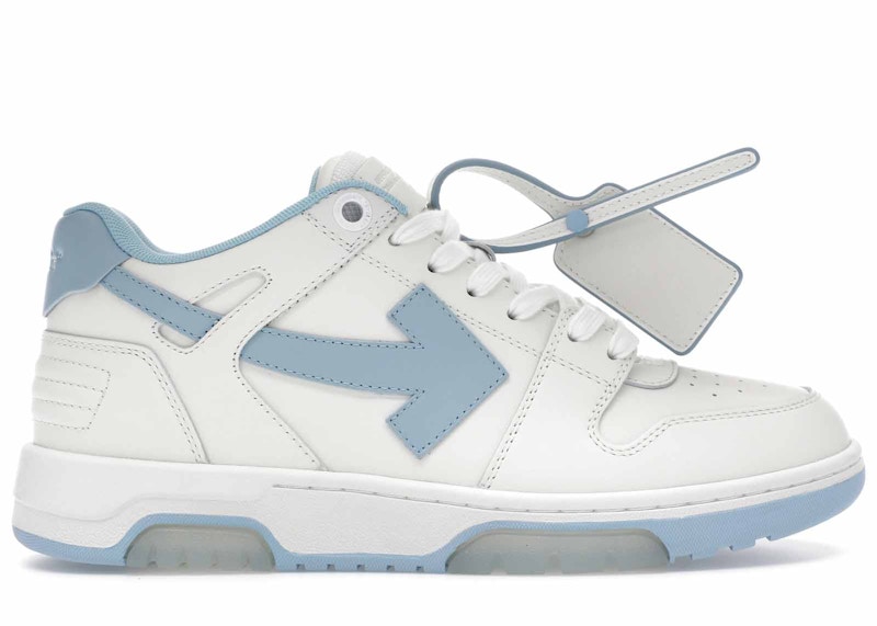 Pre-owned Off-white Men's Off Out Of Office Ooo Low Tops (2023) Sneakers In White/light Blue