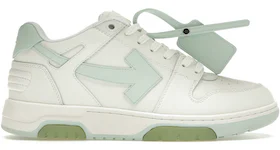 OFF-WHITE Out Of Office OOO Low Tops White Mint
