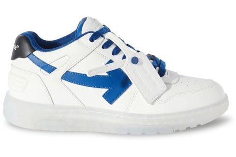 OFF-WHITE Out Of Office OOO Scarpe Basse Bianco Blu navy Blu Uomo