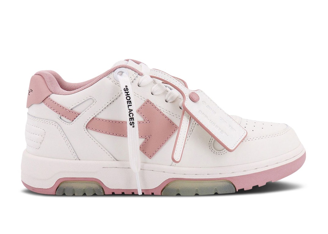 Pre-owned Off-white Out Of Office Ooo Low Tops White Pink (women's) 2023 In White/pink