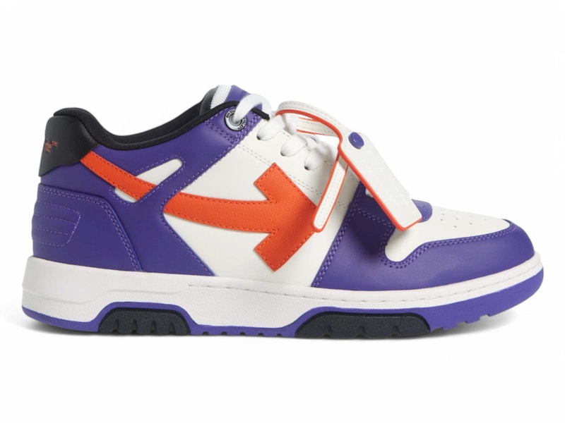OFF-WHITE Out Of Office OOO Low Tops White Purple Orange