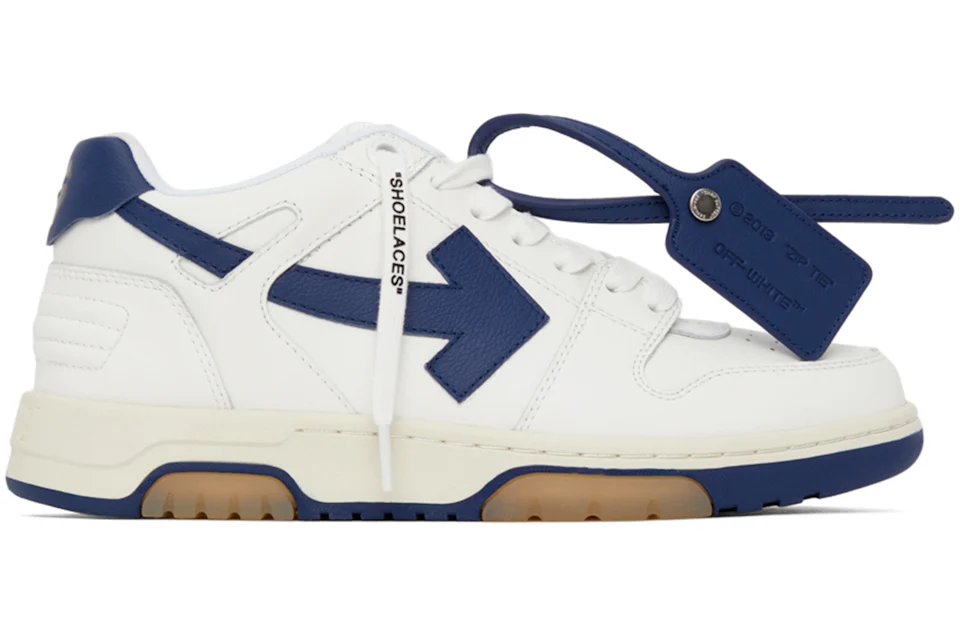 OFF-WHITE Out Of Office "OOO" Low White Navy