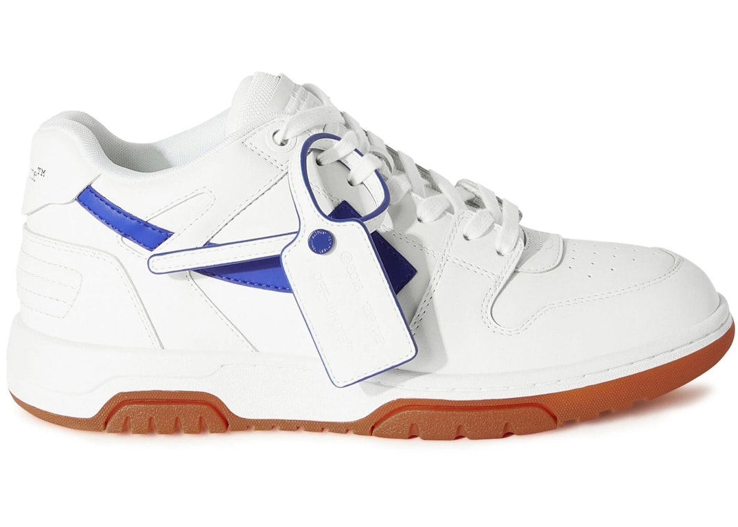 Pre-owned Off-white Out Of Office Ooo White Royal Gum In White/royal Blue/gum