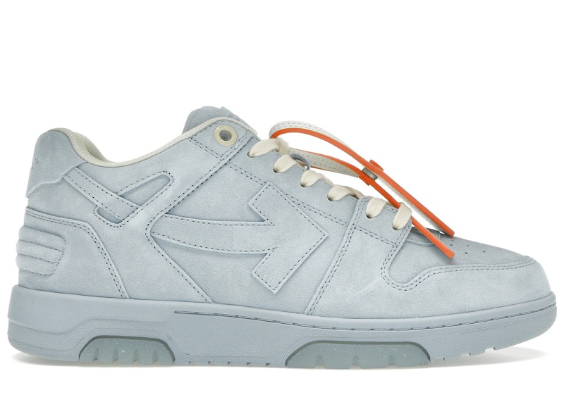 OFF-WHITE Out Of Office Suede Light Blue Men's