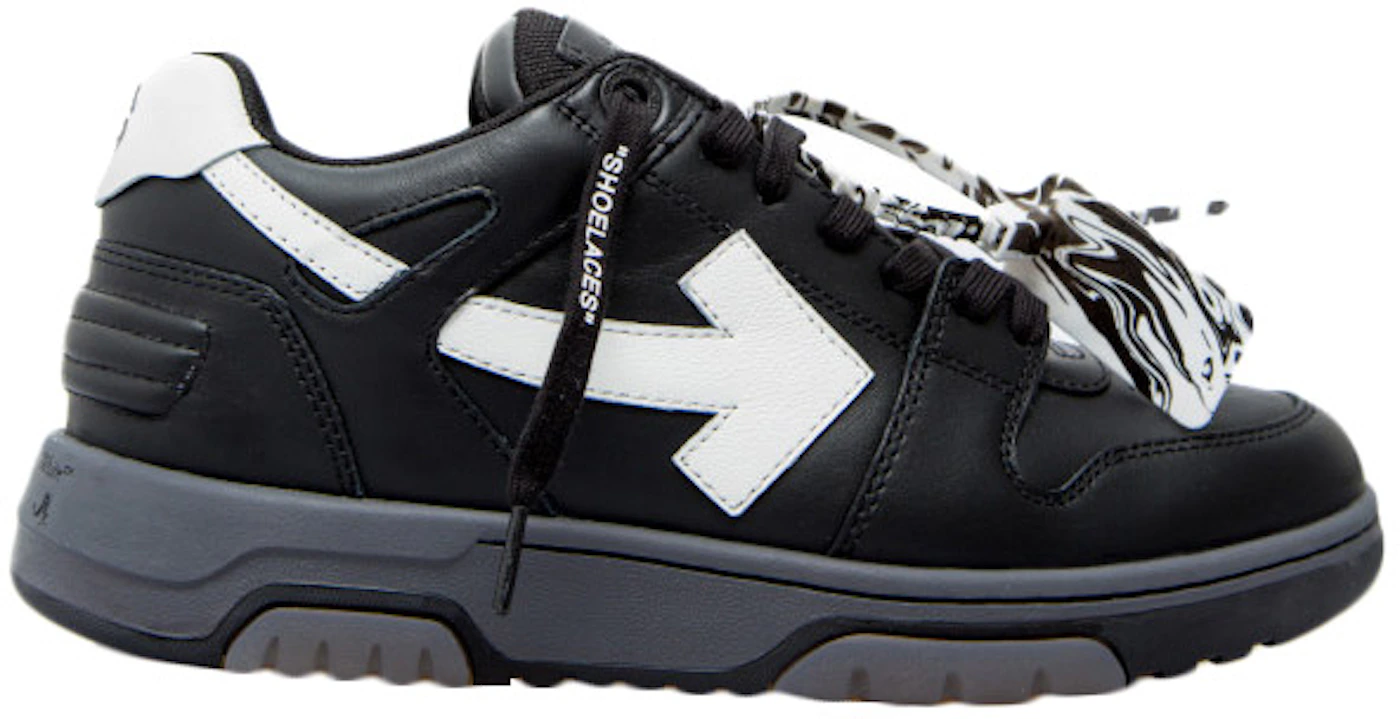 Off-White Out Of Office Black Sneakers New
