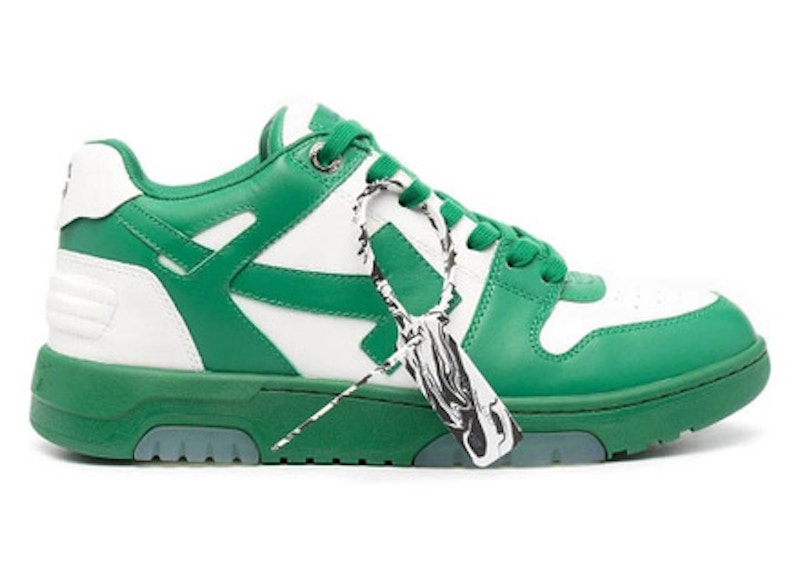 OFF WHITE Out of Office Low Top Green Dirty White Men s