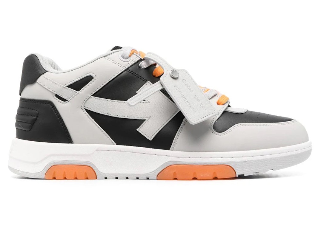 Pre-owned Off-white Out Of Office Sneaker Grey Black Orange In Grey/black/orange
