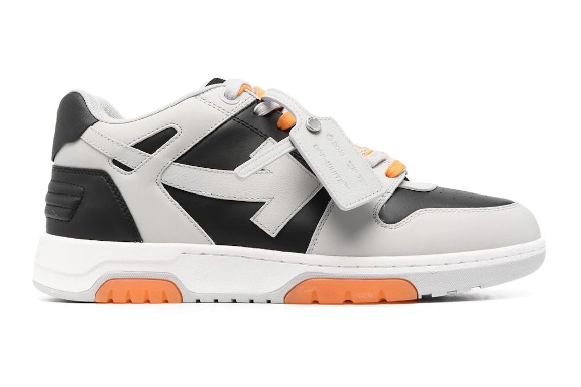 Pre-owned Off-white Out Of Office Sneaker Grey Black Orange In Grey/black/orange