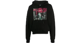 OFF-WHITE Oversize Fit Caravaggio Painting Hoodie Black/Black
