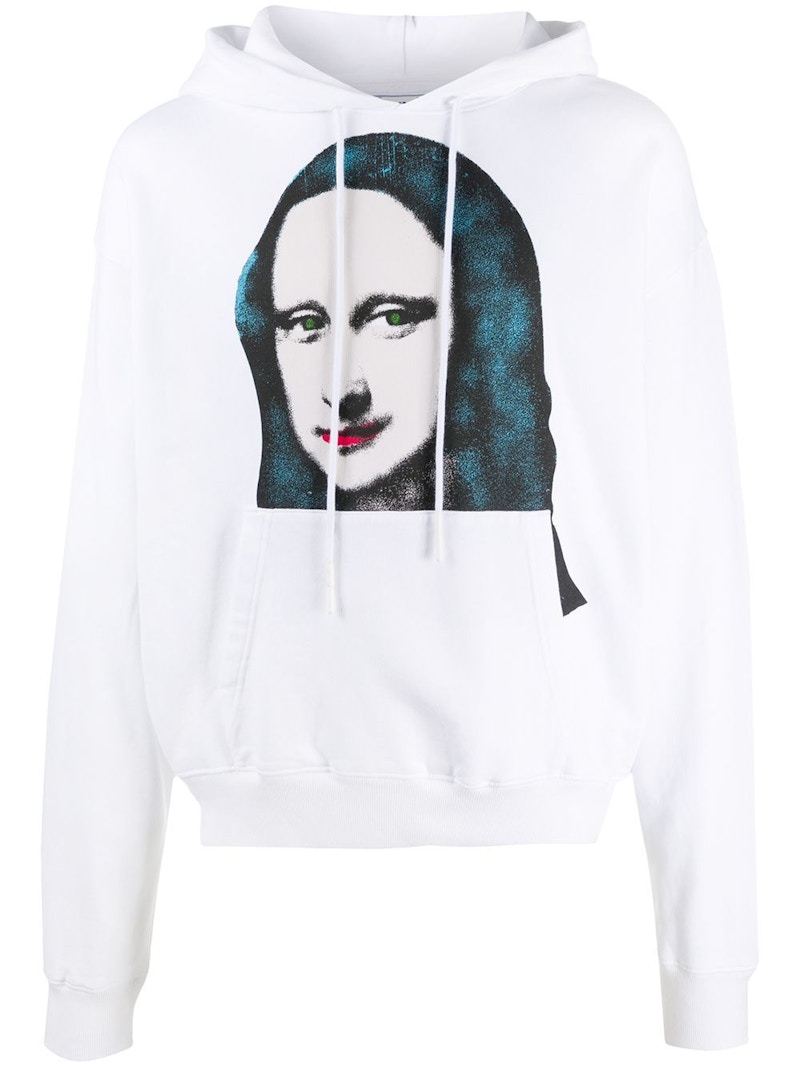 Mona lisa off white cheap hoodie white