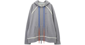 OFF-WHITE Oversized Acrylic Arrows Hoodie Grey/Blue