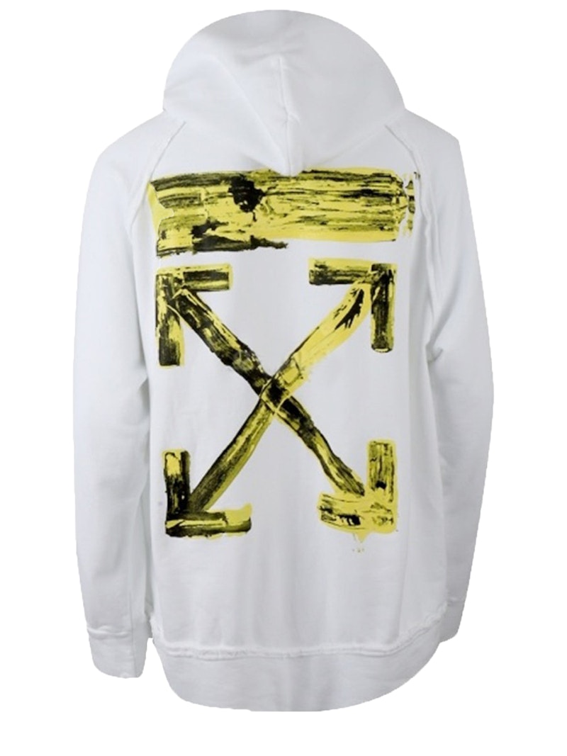 Off white hoodie yellow on sale arrow