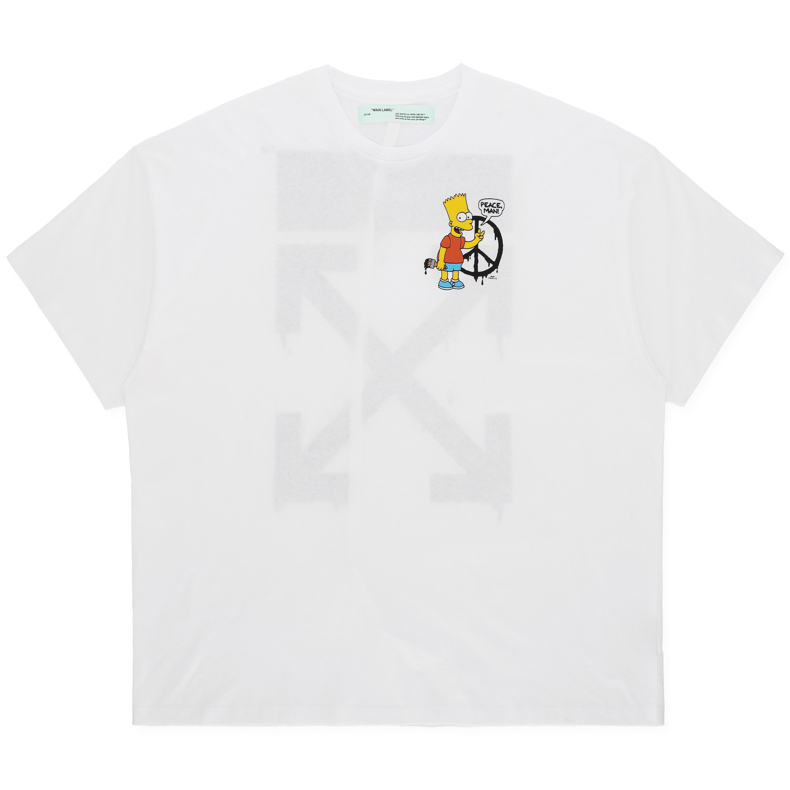 【購入可能】OFF-WHITE Bart T-Shirt \