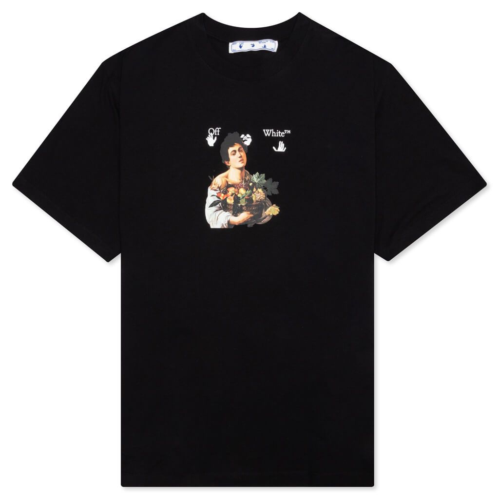 Off-White Oversized Caravaggio Boy T-shirt Black