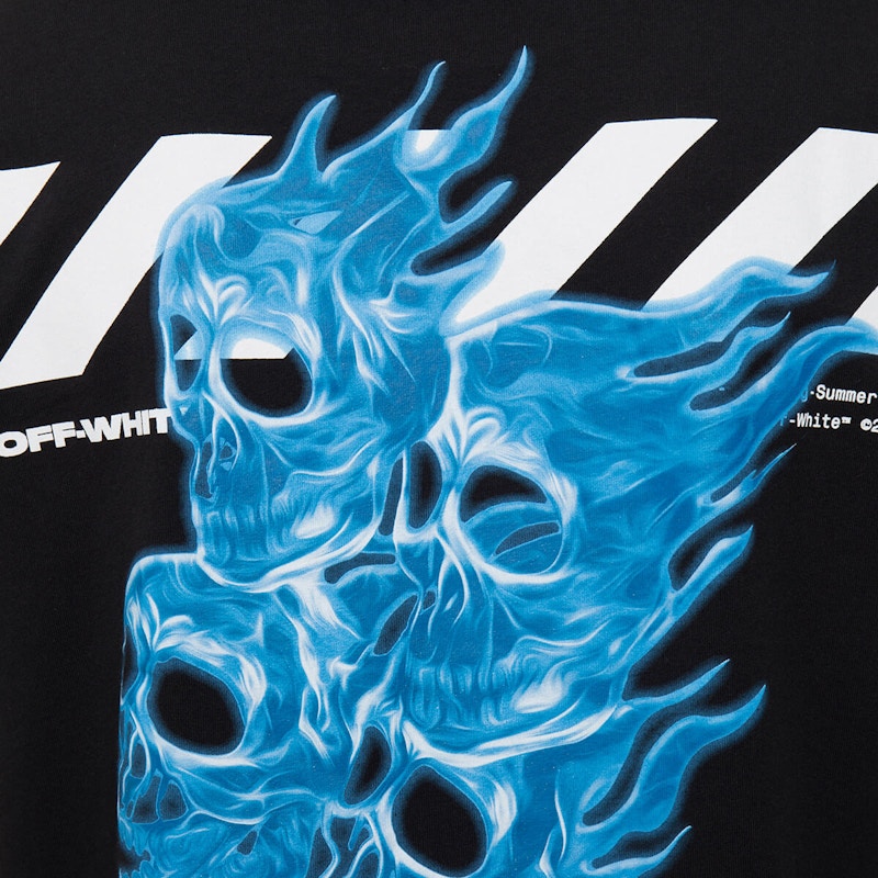 Off white hotsell skull tee