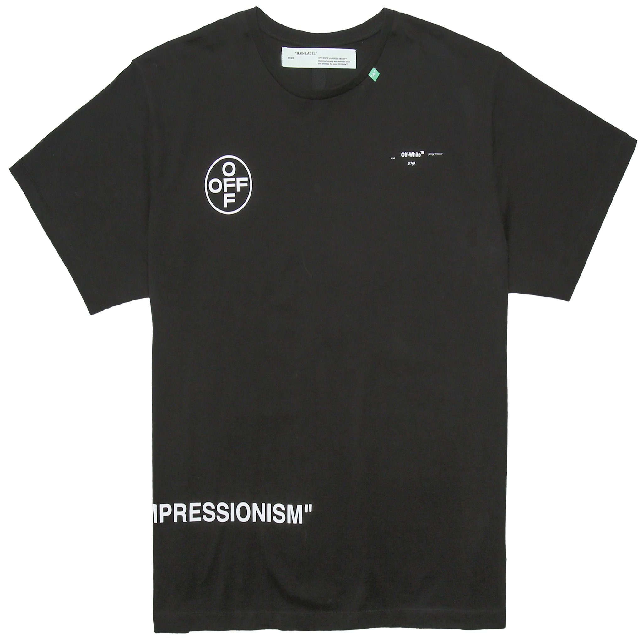 OFF-WHITE Oversized Diag Arrows T-Shirt Black/Multicolor Men's 