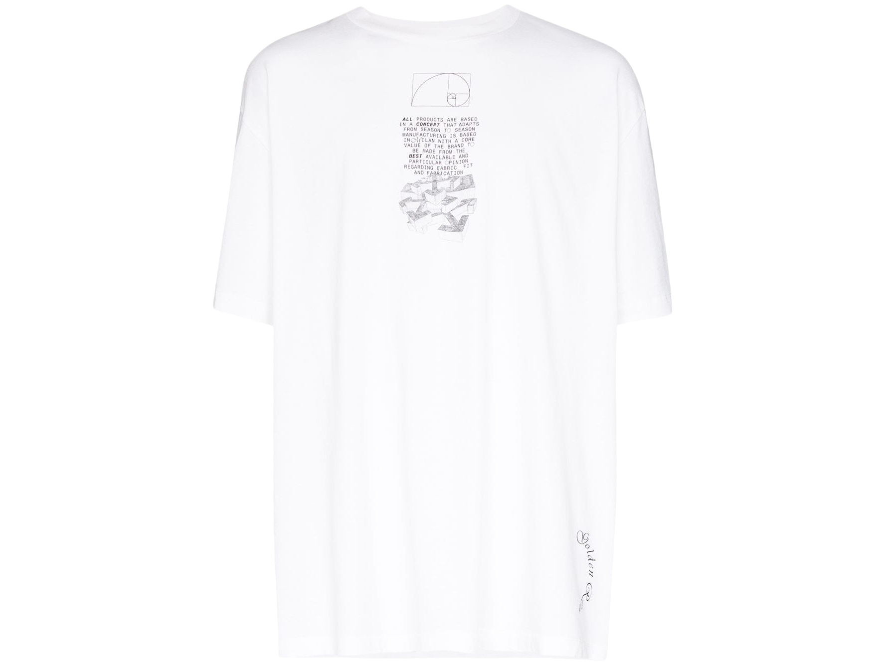 OFF-WHITE Oversized Dripping Arrows T-Shirt White