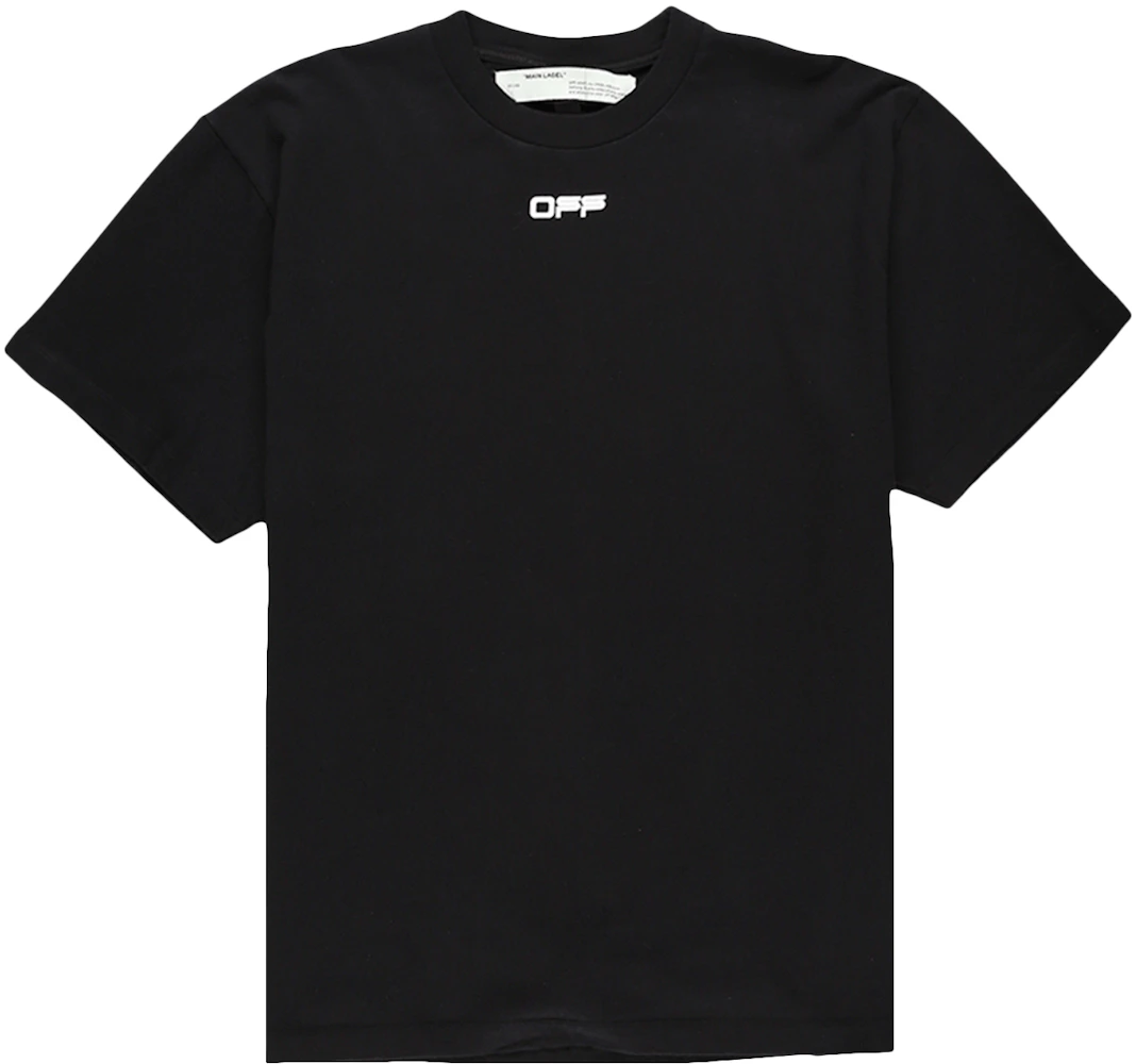 OFF-WHITE Oversized Fit Airport Tape T-Shirt Black/Multicolor