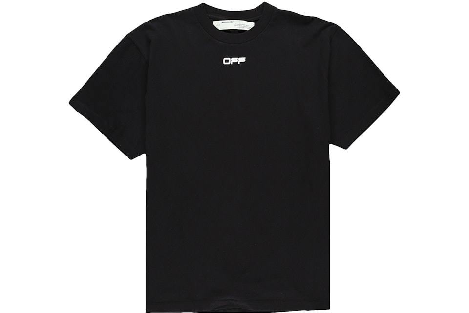 OFF-WHITE Oversized Fit Airport Tape T-Shirt Black/Multicolor