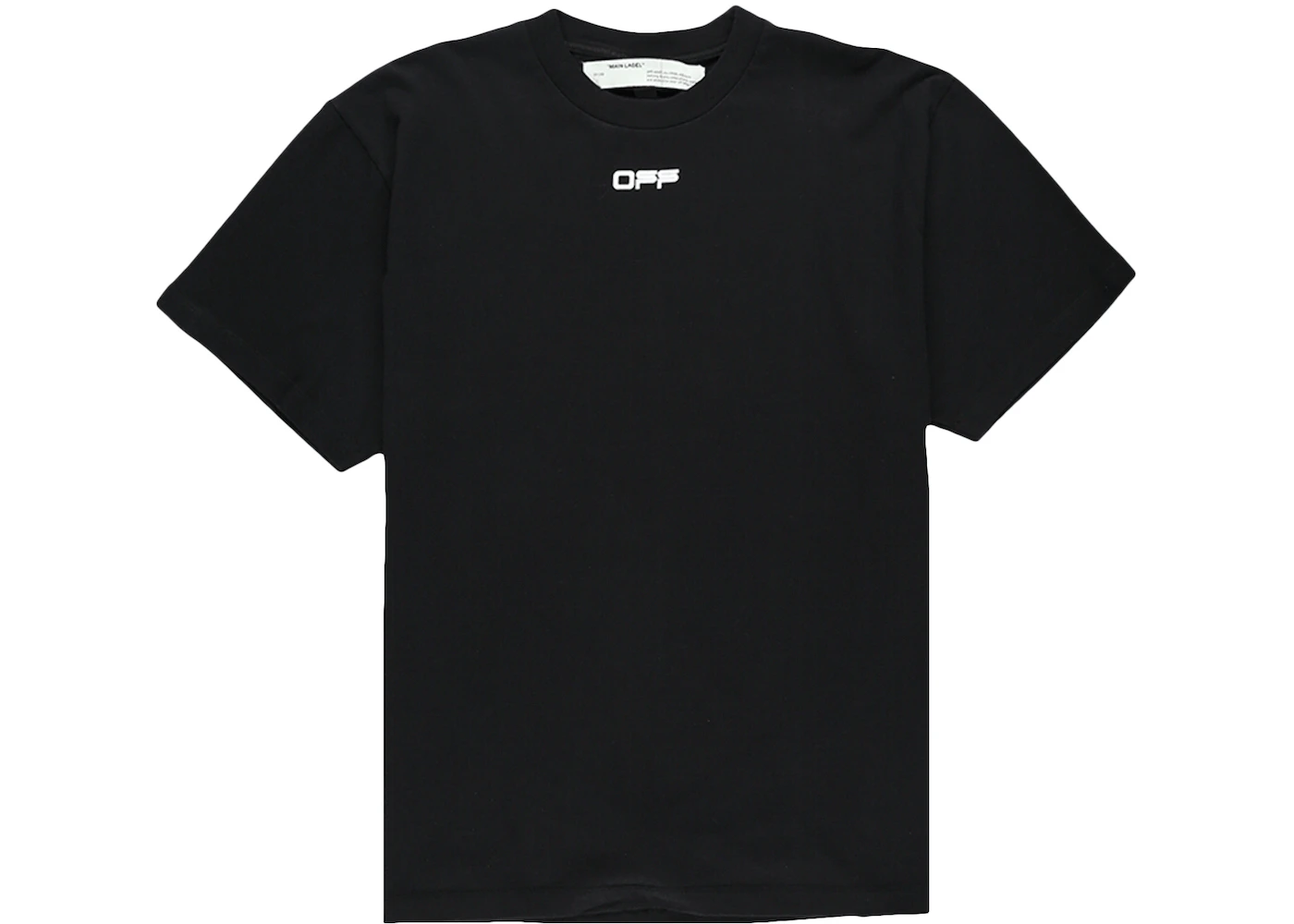 OFF-WHITE Oversized Fit Airport Tape T-Shirt Black/Multicolor