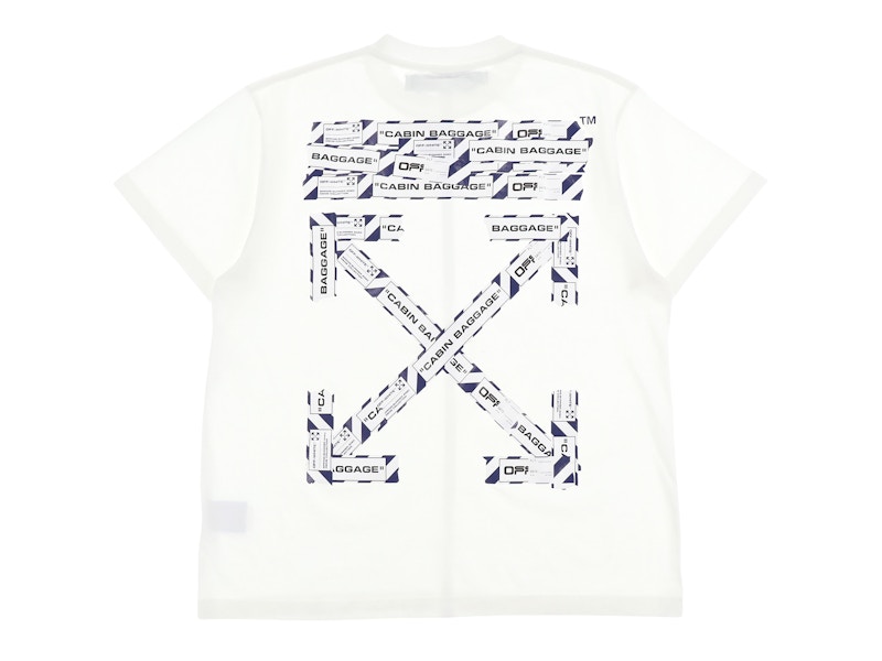 Off white t clearance shirt cabin baggage