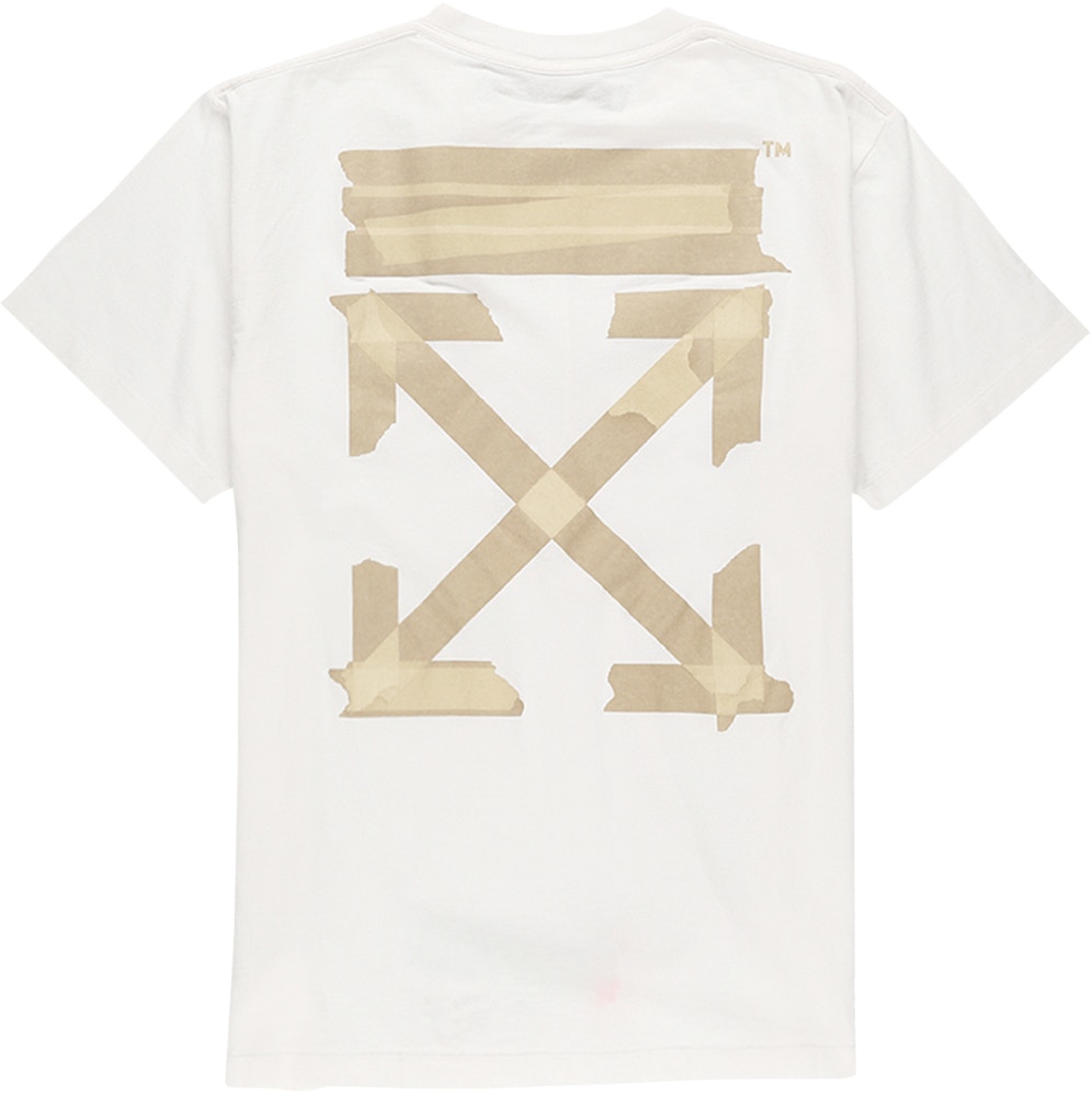 OFF-WHITE Oversized Fit Tape Arrows T-Shirt White - SS20