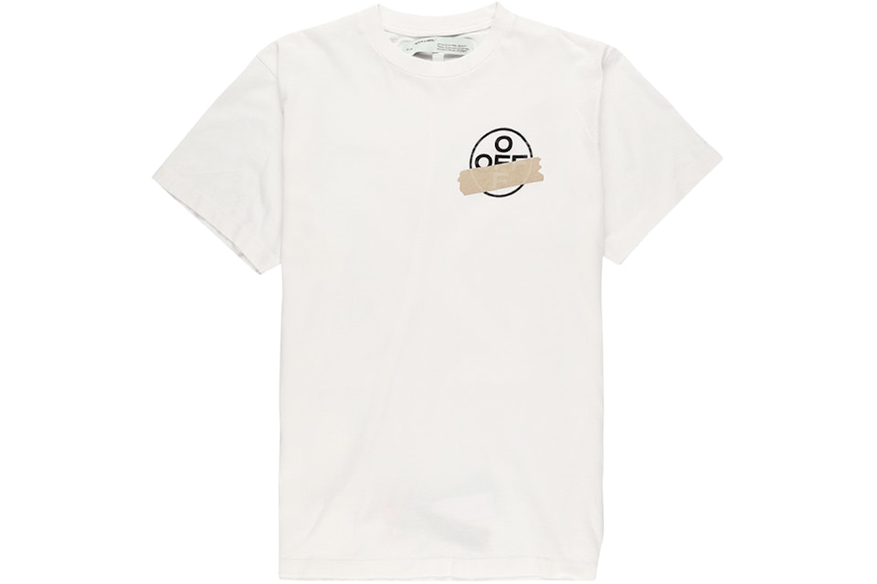 OFF-WHITE Oversized Fit Tape Arrows T-Shirt White