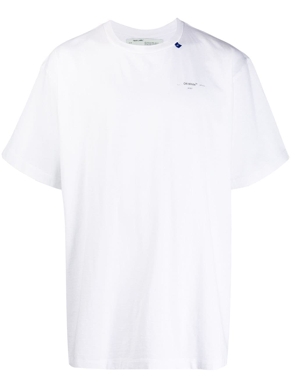 OFF-WHITE Oversized Fit Unfinished T-Shirt White/Black