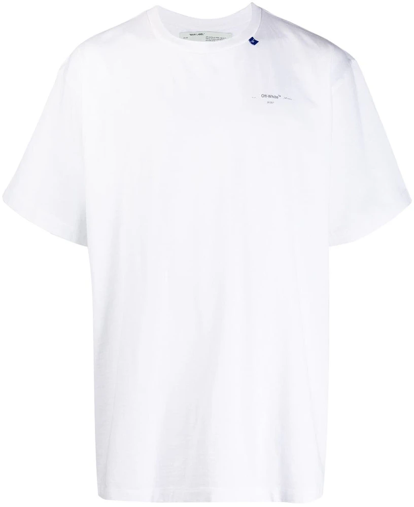 talsmand Marty Fielding Antagelse OFF-WHITE Oversized Fit Unfinished T-Shirt White/Black - FW19 - US