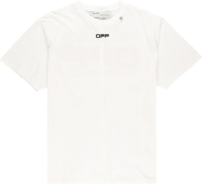 OFF-WHITE Oversized Fit Wavy Line T-Shirt White - SS20 - GB