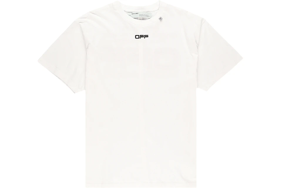 OFF-WHITE Oversized Fit Wavy Line T-Shirt White - SS20 - GB