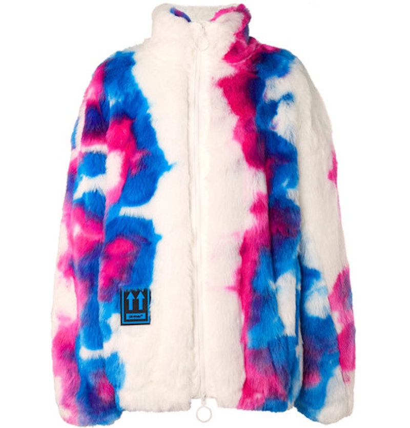 Off white fur clearance coat