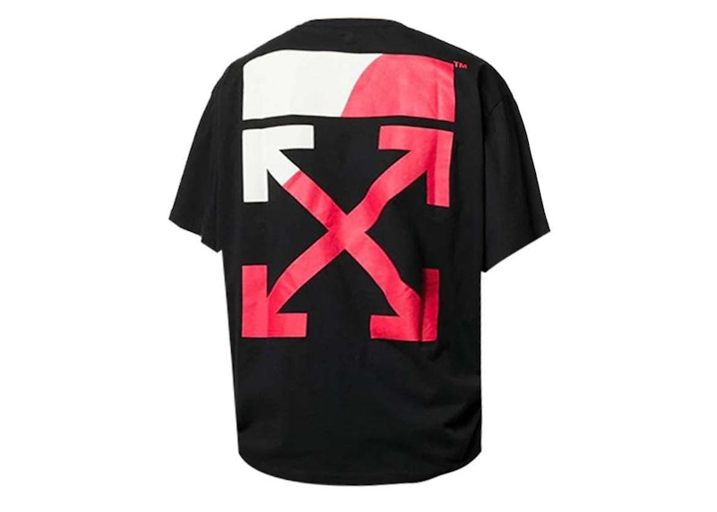 Red black and white store jordan shirt