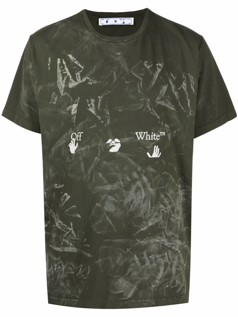 Off white outlet paint splatter shirt