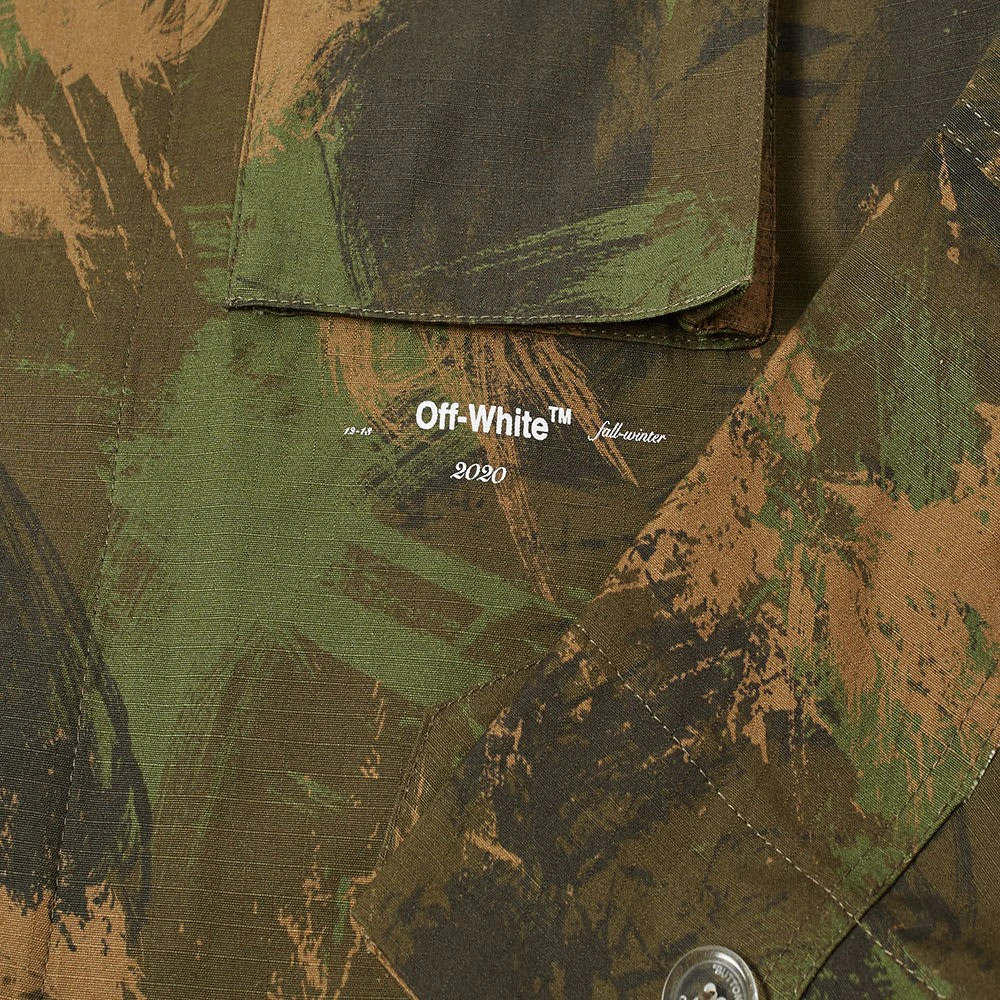 OFF-WHITE Paintbrush Camouflage Field Jacket Camouflage Men's - FW19 - US