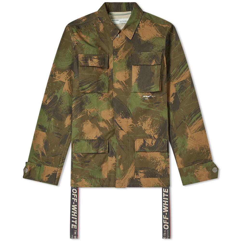 OFF-WHITE Paintbrush Camouflage Field 