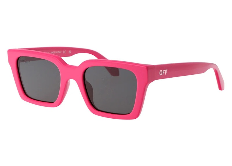 Pre-owned Off-white Offwhite Palermo Square Sunglasses In Pink (oeri086f23pla001)
