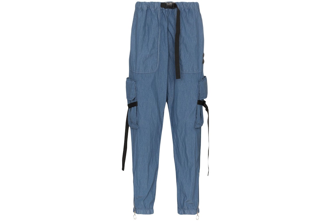 Pre-owned Off-white Parachute Cargo Pants Blue/white