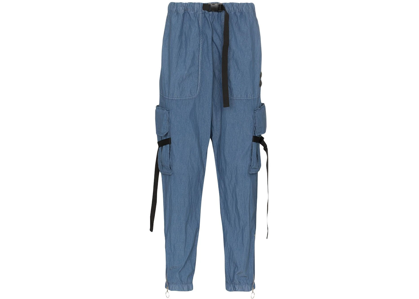 Blue off white pants Clearance