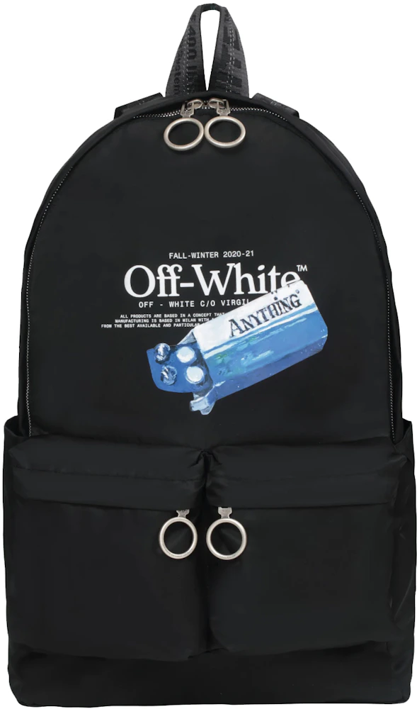 off white school bag