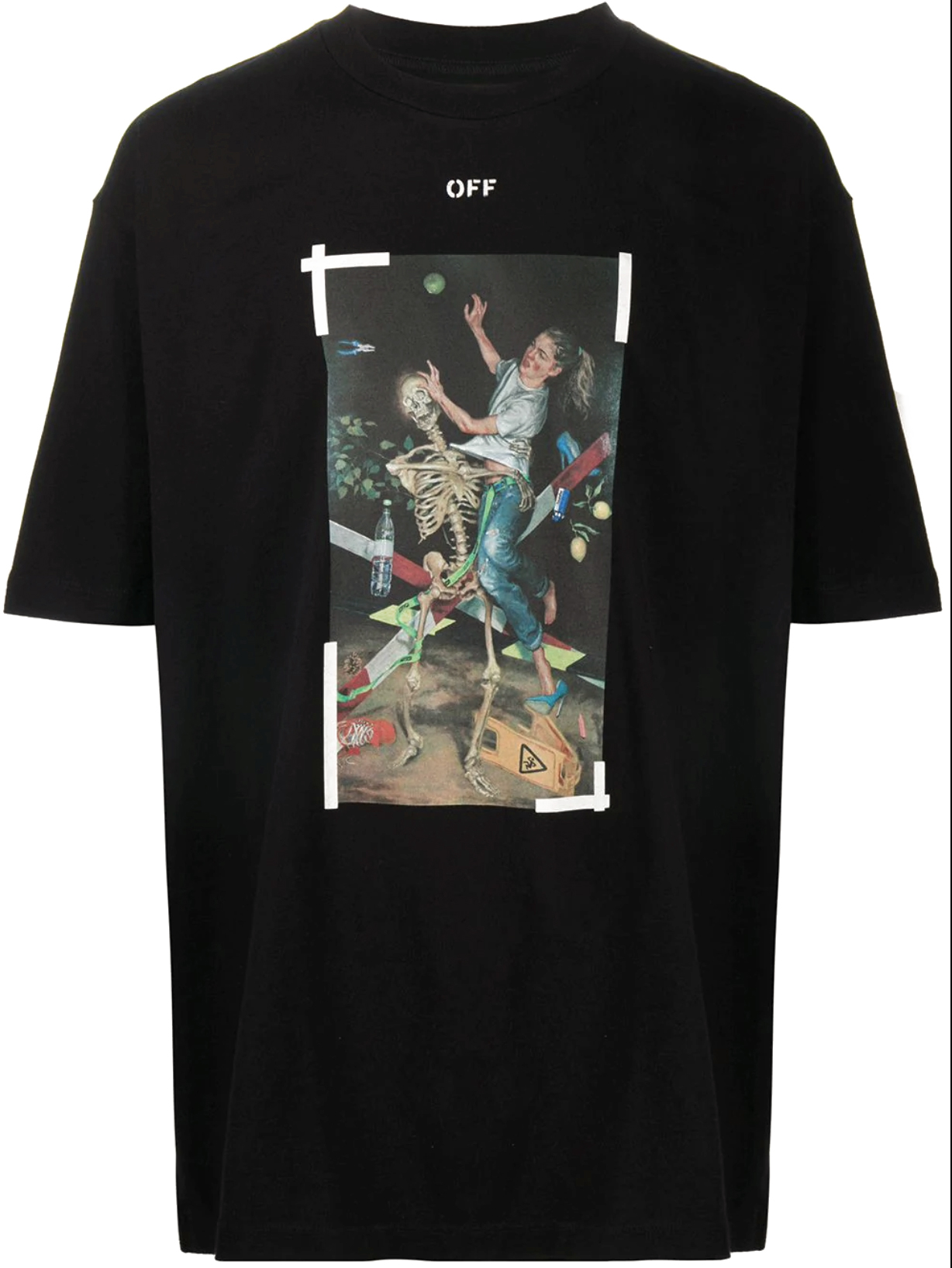 OFF WHITE Pascal Painting Print Tee Black