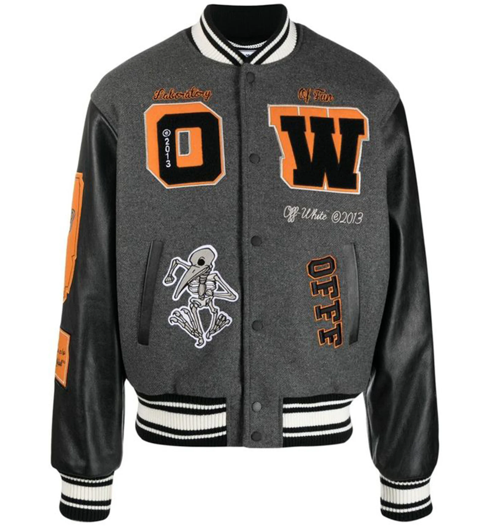 Off white black bomber jacket Clearance