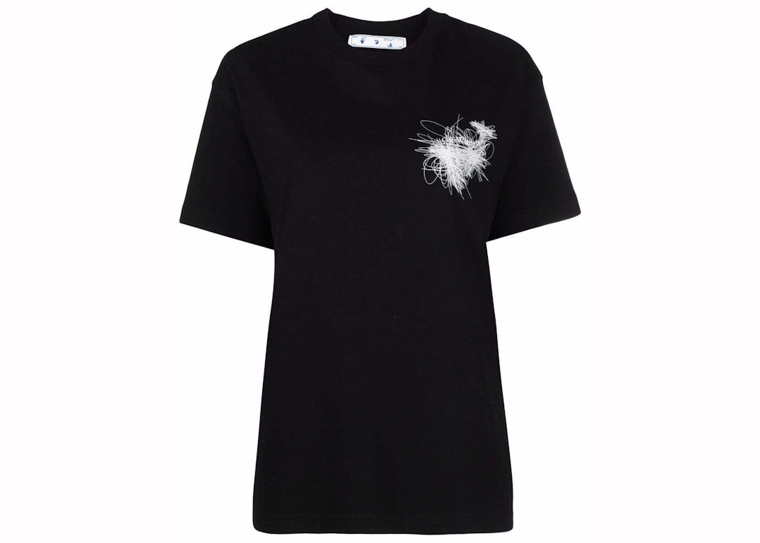 Pre-owned Off-white Pen Arrows Logo Graphic T-shirt Black
